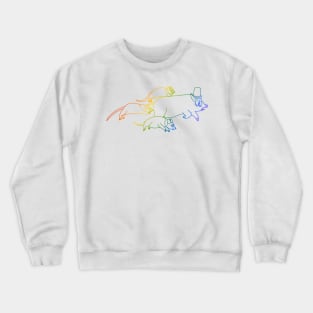 Don't Panic: Organize! (Rainbow Version 2) Crewneck Sweatshirt